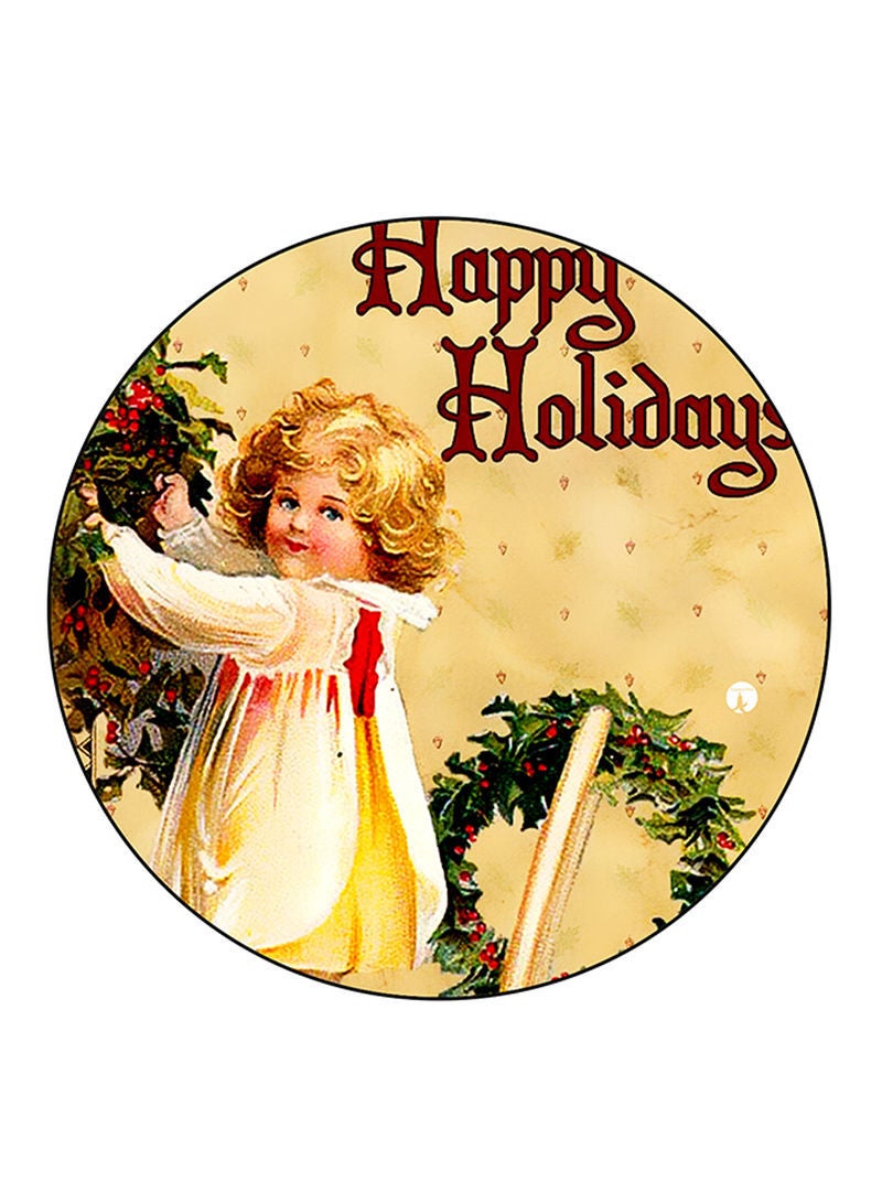 RKN Vintage Art Printed Fridge Magnet Multicolour - Image 1