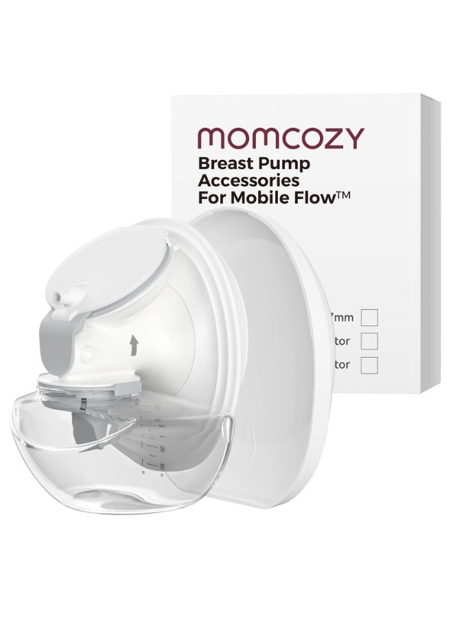 Momcozy ملحقات استبدال أصلية لتدفق الهاتف المحمول المحسن | M9 المحسن، أجزاء الرضاعة الطبيعية الأصلية M9 المحسن، مجموعة كاملة من الأجزاء - Image 1