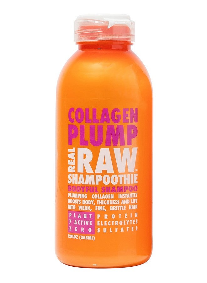 Real Raw Collagen Shampoo Strengthen & Repair No Water 100% Pure Aloe Juice & Coconut Water Sulfate & Paraben Free 12.0 Ounce 1 - Image 1