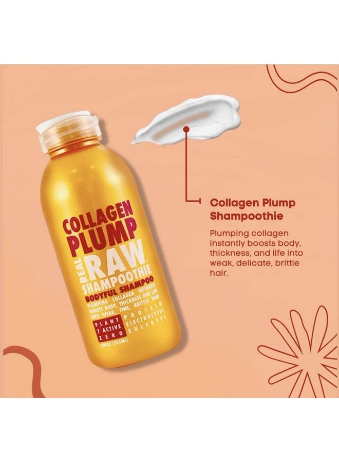 Real Raw Collagen Shampoo Strengthen & Repair No Water 100% Pure Aloe Juice & Coconut Water Sulfate & Paraben Free 12.0 Ounce 1 - Image 3
