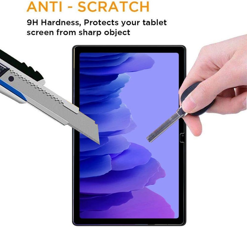 Robustrion [Anti-Scratch & [Smudge Proof] [Bubble Free] Premium Tempered Glass Screen Protector for Samsung Tab A7 10.4 inch 2020 [SM-T500/T505/T507] - Image 3