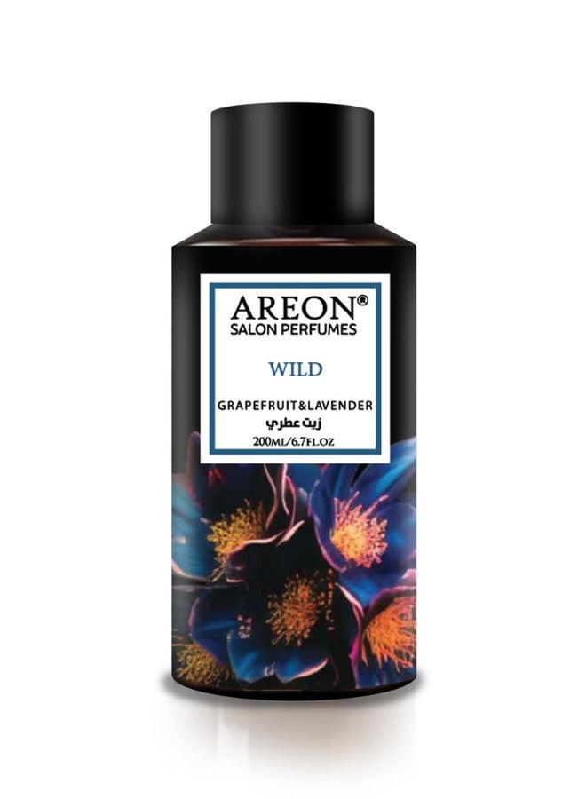 Areon Salon Perfumes 200ml – Wild (Bold & Masculine Fragrance Oil)