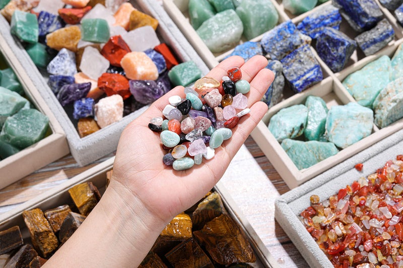 CrystalTears Assorted Healing Stones Crystals Bulk Tumbled Polished Stone Chips Natural Chakra Quartz Crystal Gemstones for Reiki Meditation Therapy Beginners Home Decor Christmas Gift - Image 3