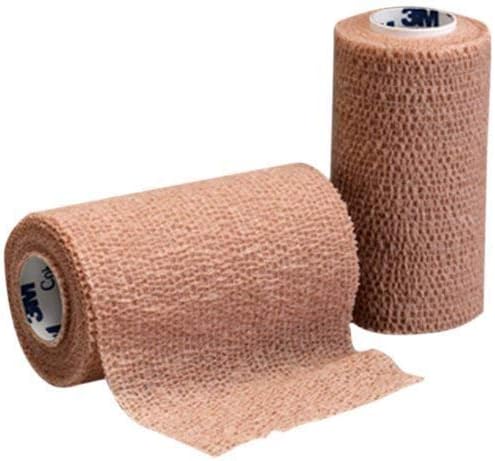 3M1586 Bandage Coban CompressionWrap Latex Elastic 6X5Yd Tan 10 Per Case by 3M Part No 1586