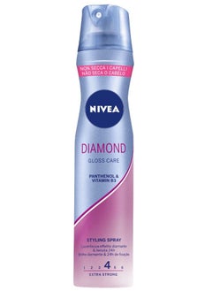 NIVEA Diamond Gloss Care Hair Styling Spray,, 250 ml.