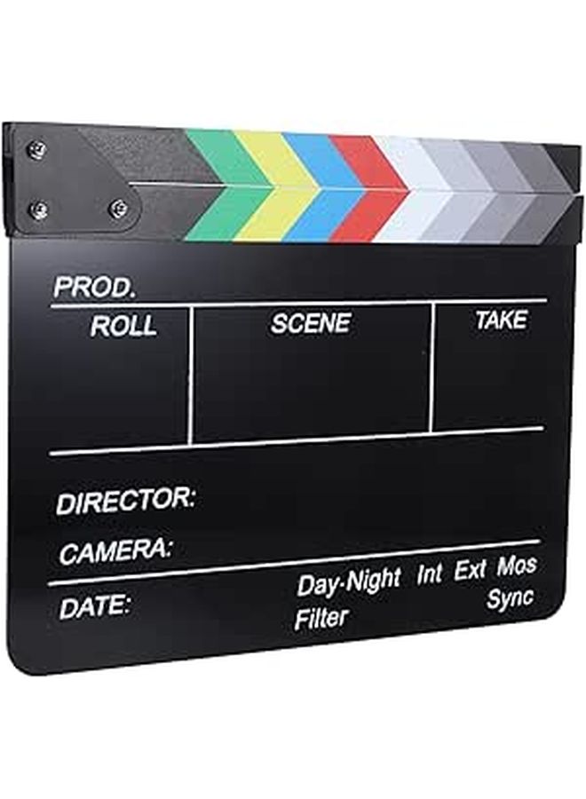 Professional Acrylic Clapboard For Filmmaking Essential Directors Tool Scene Tracking Portable Movie Prop Photography And Creative Decor - Image 1