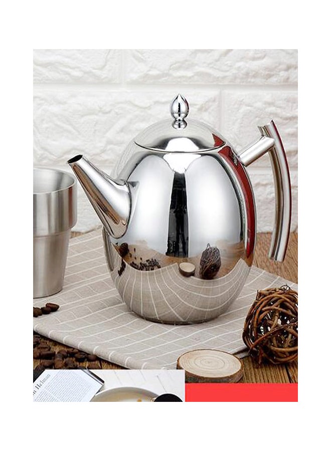 Loquat Household Filter Screen With Teapot Silver 18.5x13x7.3centimeter - Image 2