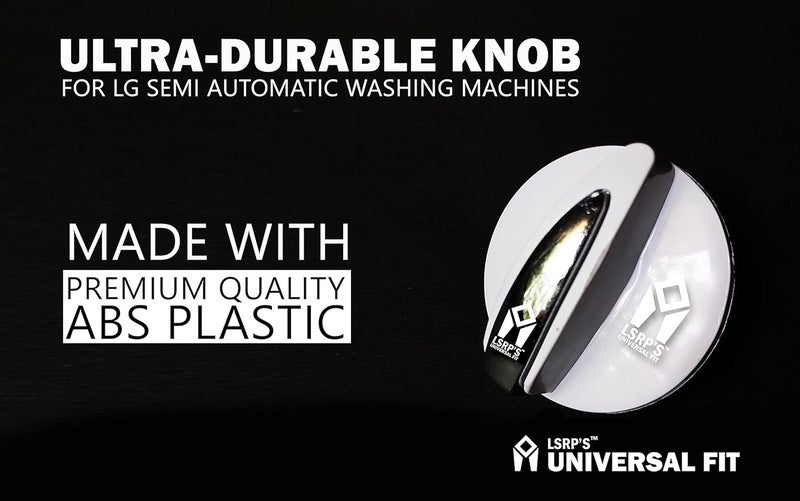 LSRP's Universal Fit LSRPs Universal Fit Washing Machine KnobDrain Switch Timer nobDryer Knob Replacement for LG Washing Machine Spare PartsWasher Semi Washing Machine Parts Accessories Set of 2 Knobs - Image 3