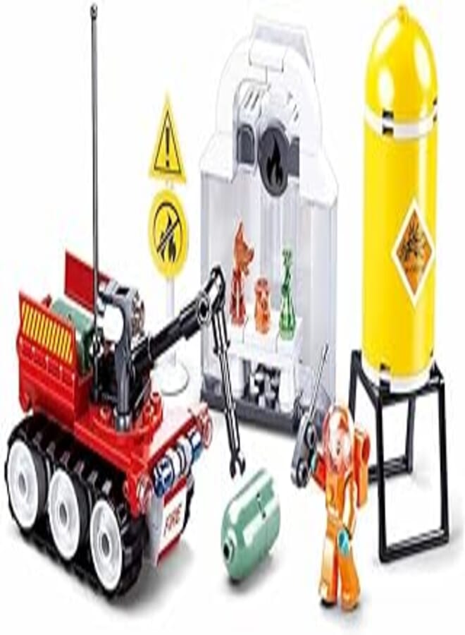 Sluban Fire Robot Drill Building Blocks – 130 Pcs
