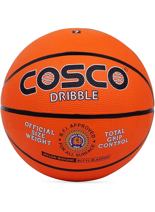 COSCO Unisex Adult Dribble No.5 Orange 5 - Image 1