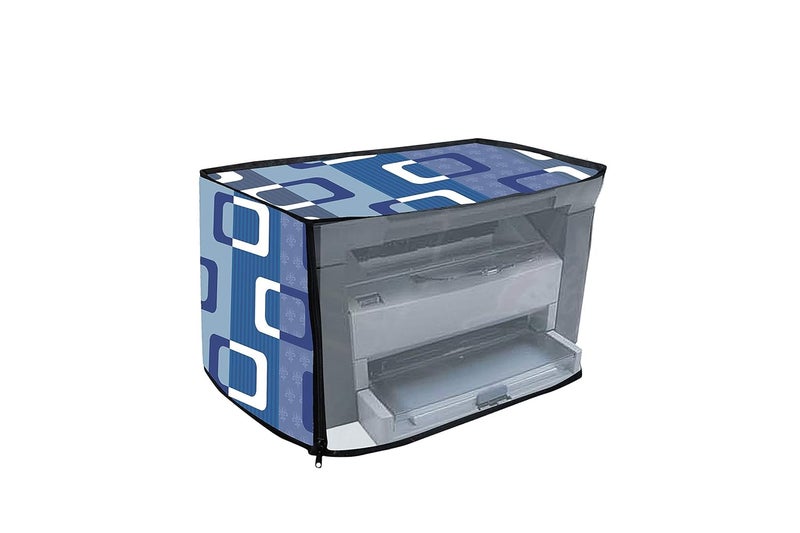 Avideco Printer Cover for HP 1005 Printer with Zipper for Dust Protection (Blue check) - Image 1