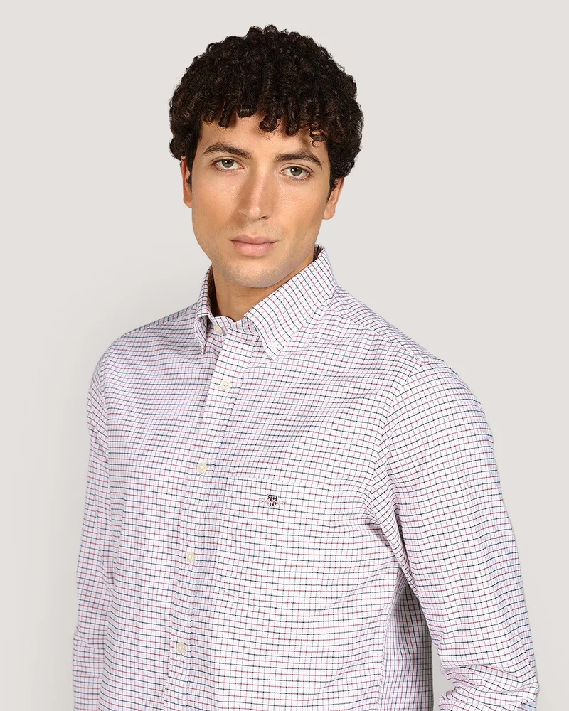 GANT  Regular Classic Oxford Check Shirt for Men | Best Price UAE