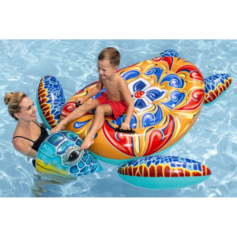 بست واي السلحفاه العائمة القابلة للنفخ 186x168x42 سم - 41523 - Image 3