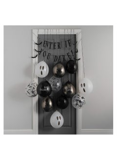 Enter If you Dare Bunting with Balloons