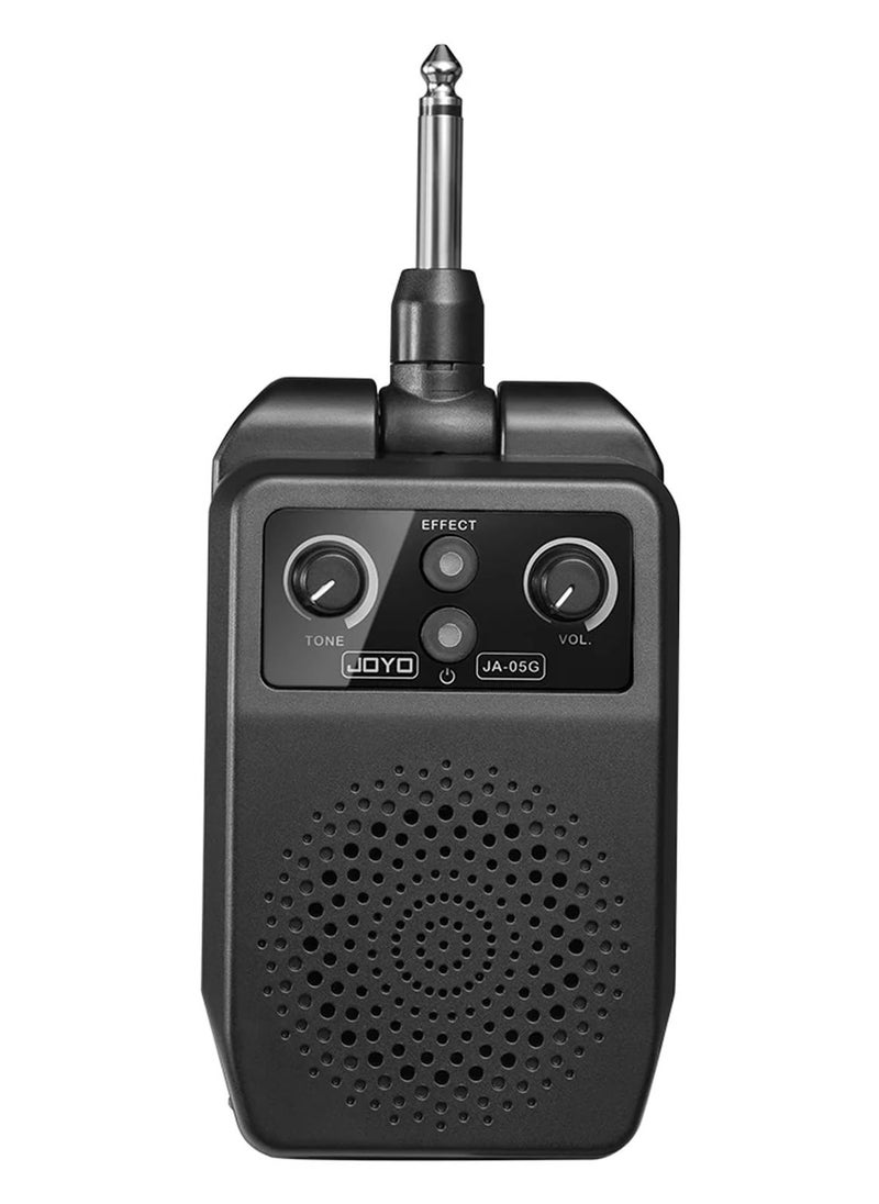 SYOSI - 5W Electric Guitar Amp, Mini Portable Bluetooth Amplifier, Rechargeable Small Personal Practice Amp with 4 Effects, Overdrive, Distortion, Reverb, Clean, Ideal for Electric Guitar, Black - Image 1