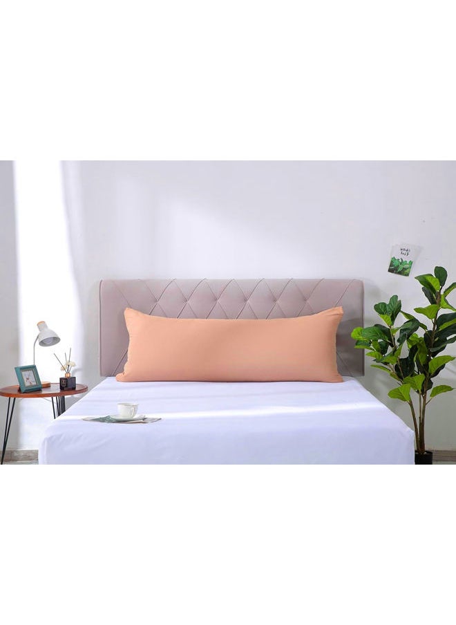 SIGNOOLA - Signoola Basics Lightweight Super Soft Easy Care Microfiber Zipper Pillow cases, Pack of 1 Piece,Kashmir color, 45 x 180 cm, Pillows Not Included. - Image 1