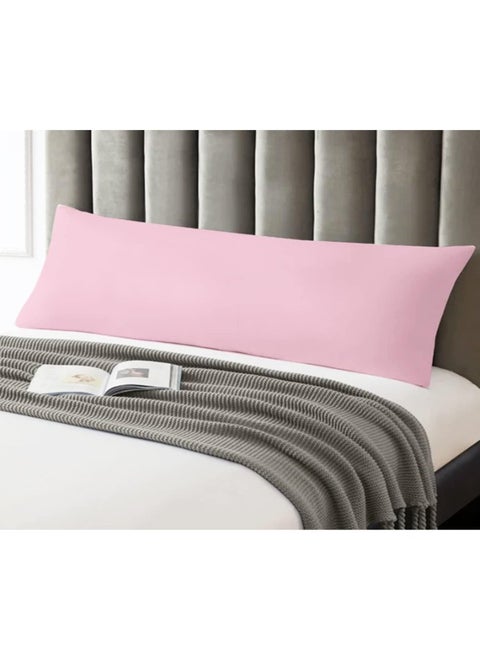 Signoola Basics Lightweight Super Soft Easy Care Microfiber Zipper Pillow cases, Pack of 1 Piece,Kashmir color, 45 x 180 cm, Pillows Not Included.