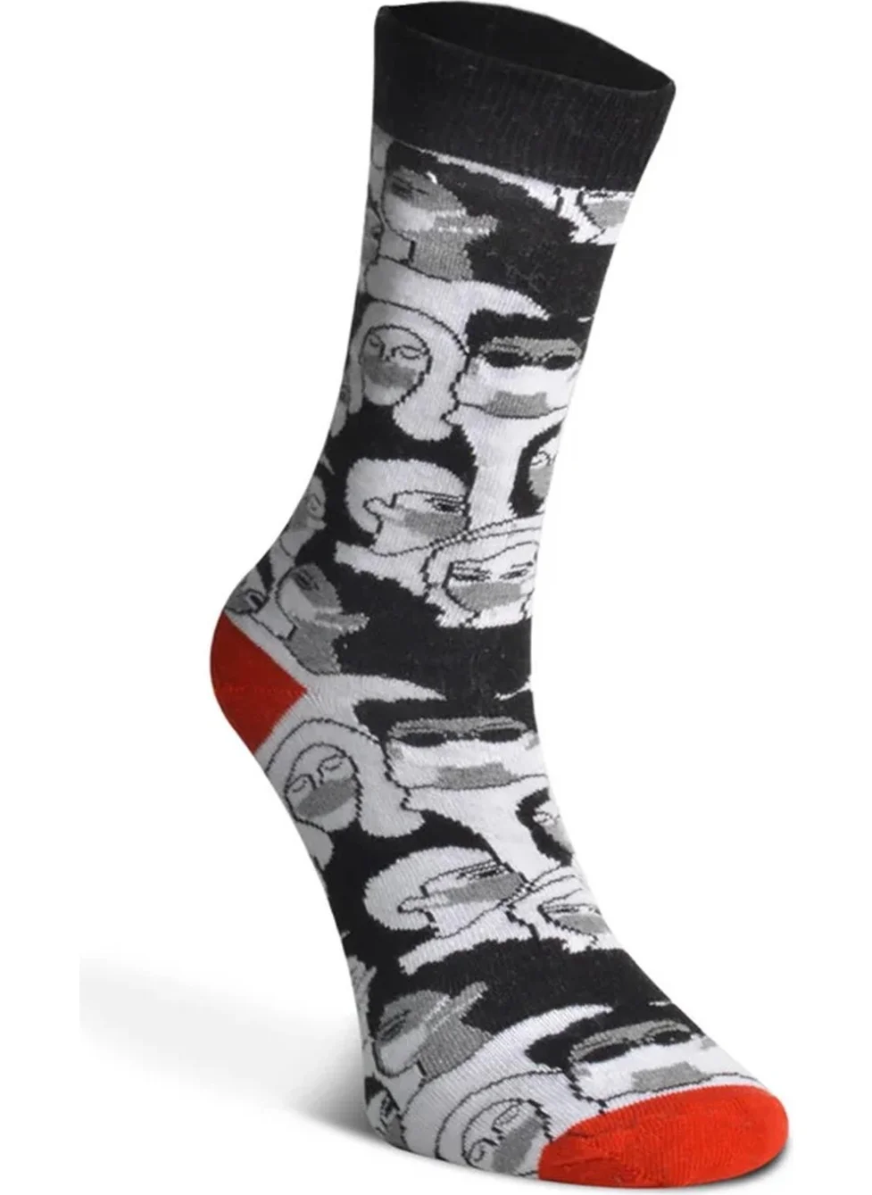 دودي فلورا Mask Patterned Socks Men's Long Socks Clb