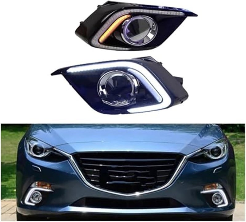 Vuzmode LED DRL Fog Light for Mazda 3 Axela 2014-2016 - Image 3
