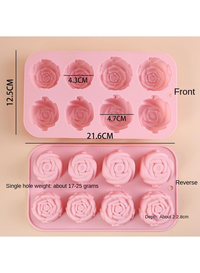 Bluejw Baby Food Supplemented Silicone Mold Steamed Cake Rice Cake Mills Cake Jelly Model Baking Cake Cartoon Grinder White Resistant - Image 1