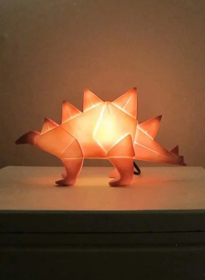 House Of Disaster Pink Dinosaur LED Night Light – Lamp for Kids | Bedside Light, Dino Room Decor for Girls or Boys