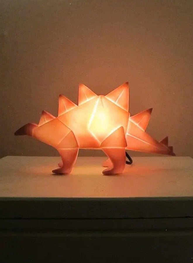 House Of Disaster Pink Dinosaur LED Night Light – Lamp for Kids | Bedside Light, Dino Room Decor for Girls or Boys  - Image 1