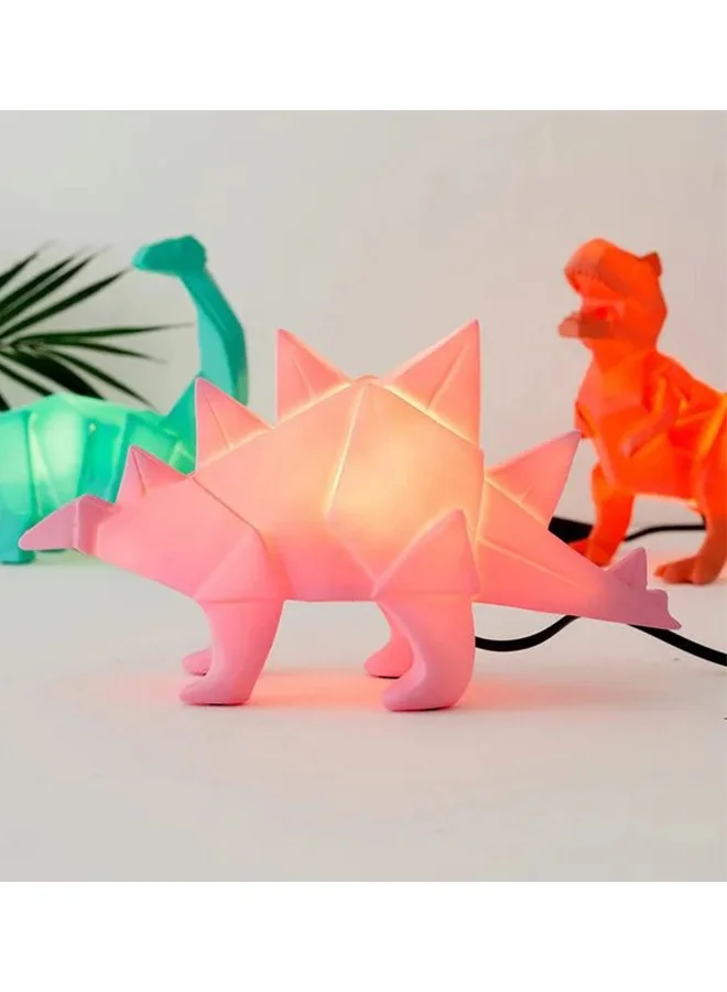 House Of Disaster Pink Dinosaur LED Night Light – Lamp for Kids | Bedside Light, Dino Room Decor for Girls or Boys