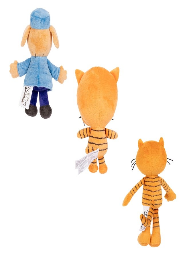 Dog Man Movie Plush in PDQ of 8 Plushies, Includes (4) Dog Man, (2) Petey, and (2) Little Petey - Officially Licensed by JAKKS Pacific - Image 2