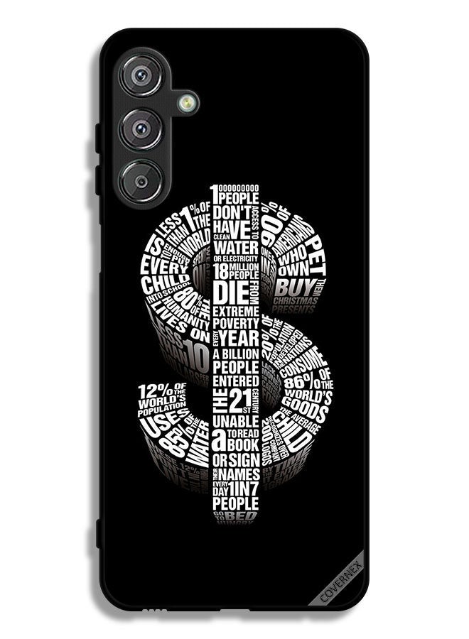 Covernex Samsung Galaxy M36 Protective Case Cover Calligraphy Dollar - Image 1
