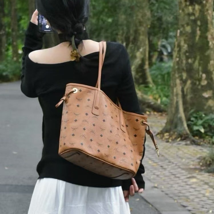 Women's Large PVC Tote Bag with MC Print - Image 2