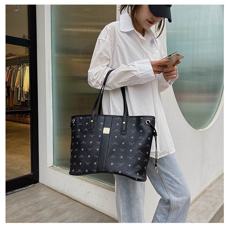 Women's Large PVC Tote Bag with MC Print - Image 3