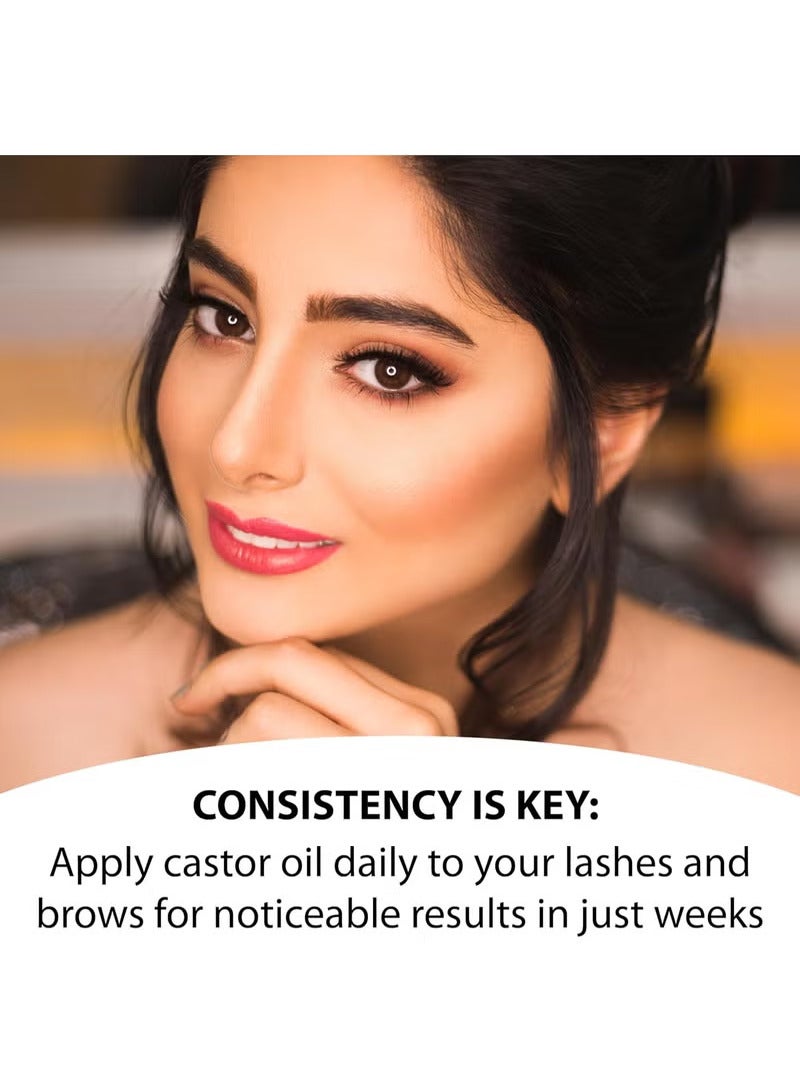 Kate Blanc Organic Castor Oil 60ml Eyelash & Eyebrow Growth Serum | Nourishing Hair, Skin & Nail Treatment | Promotes Hair Growth & Conditions | Cold Pressed & Hexane free | 100% Pure & Hexane-Free - Image 4
