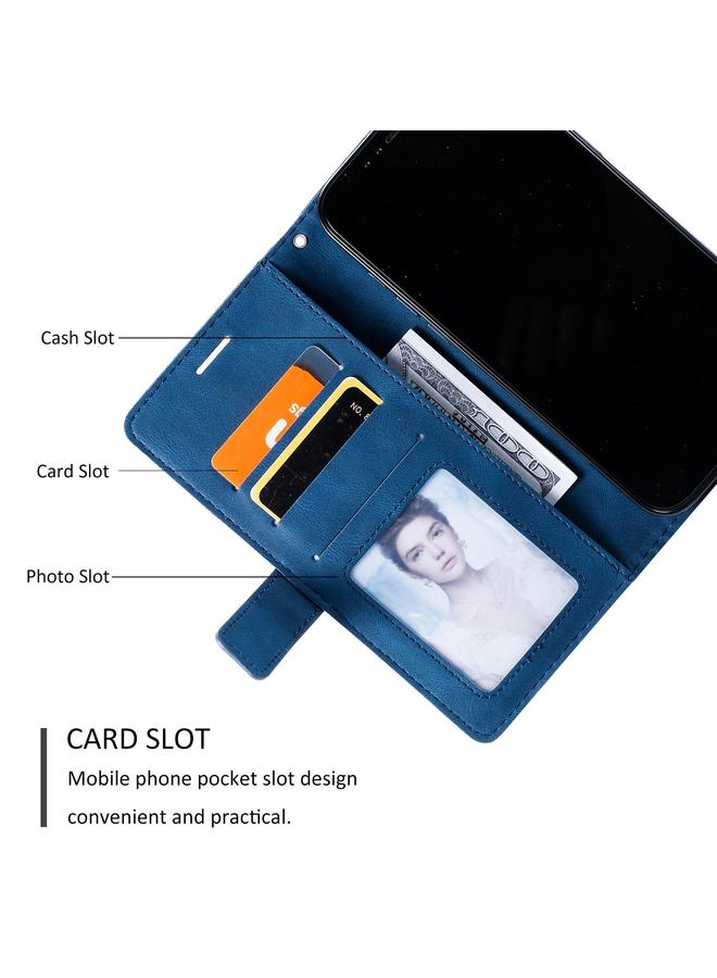 S-TOP Case For Redmi Note 14 5G Skin Feel Splicing Leather Phone Case - Image 4