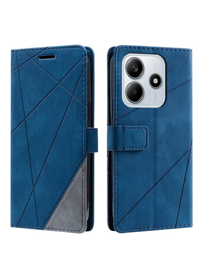 S-TOP Case For Redmi Note 14 5G Skin Feel Splicing Leather Phone Case - Image 2