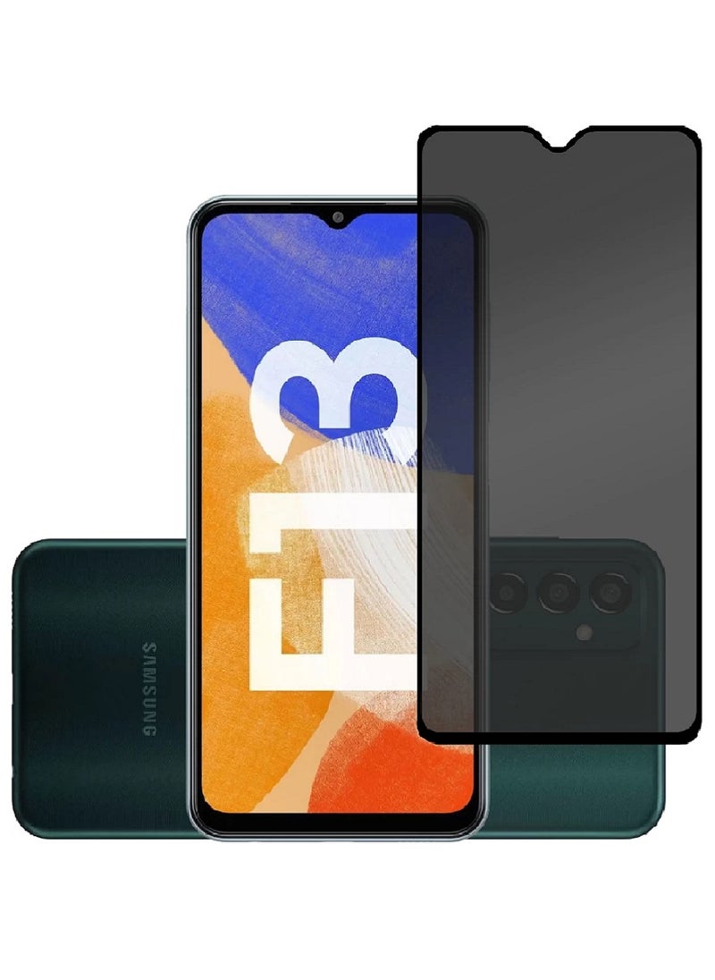 Super Tempered Glass Screen Protector Anti-Spy Privacy Designed For Samsung Galaxy F13 Full Screen Coverage And Bubble Free - Image 1