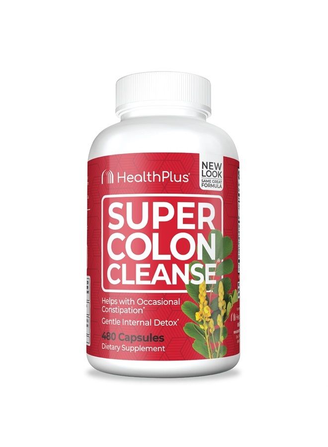 Super Colon Cleanse: 10-Day Cleanse -Detox 12 Cleanses, 480 Capsules