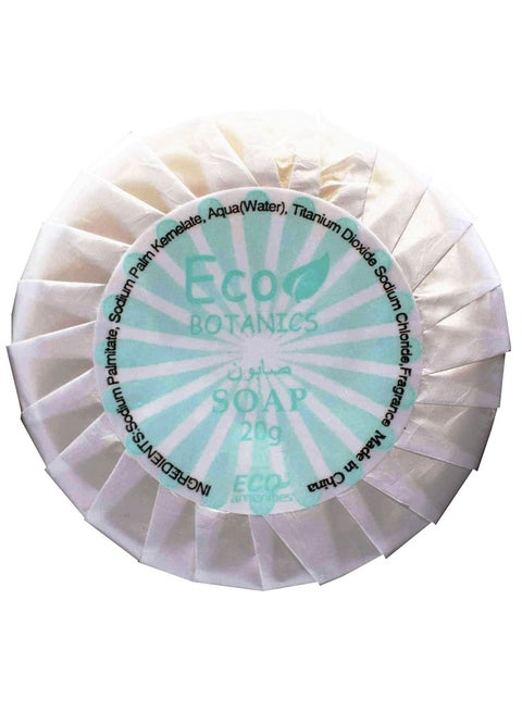 Round Pleat Wrapped Mini Soap Bar For Hotel Amenities