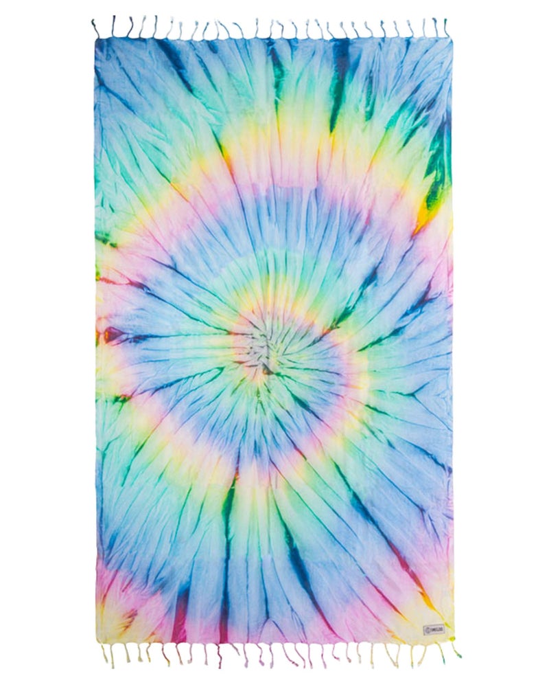 Sand Cloud Turkish Beach Towel  Sand Free  100 Organic Turkish Cotton Yarn  Quick Dry Towel for Beach Picnic Blanket or Throw  As Seen on Shark Tank  Tie Dye Wanderlust