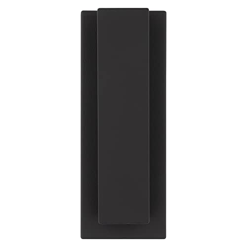 National Hardware N336-703 Reed Door Knocker, 4-3/4", Matte Black - Image 2