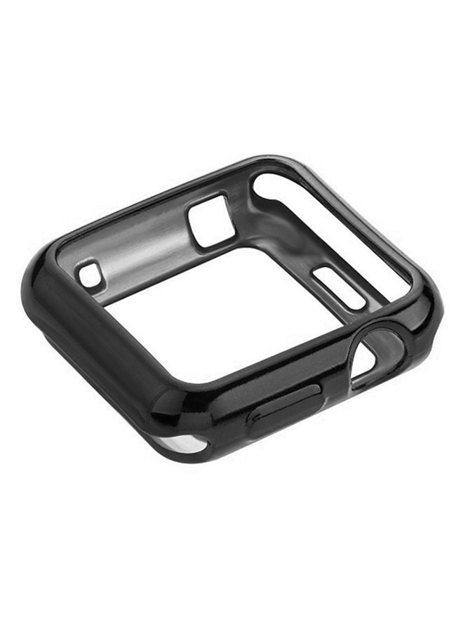 NIBEMINENT Smart Watch Protection Case Cover For Apple iWatch Series 1 2 3 38 mm 42 Black - Image 1