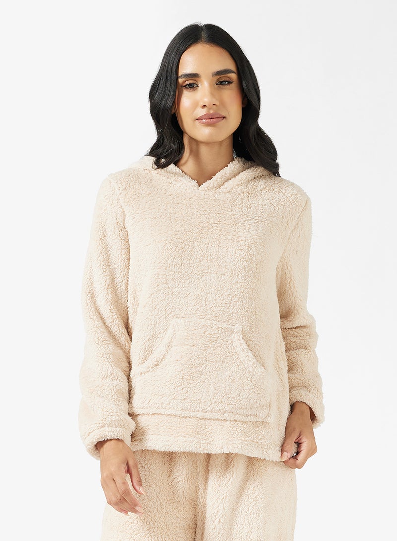 جينجر طقم هودي وبنطلون من الفليس المريح - Image 3