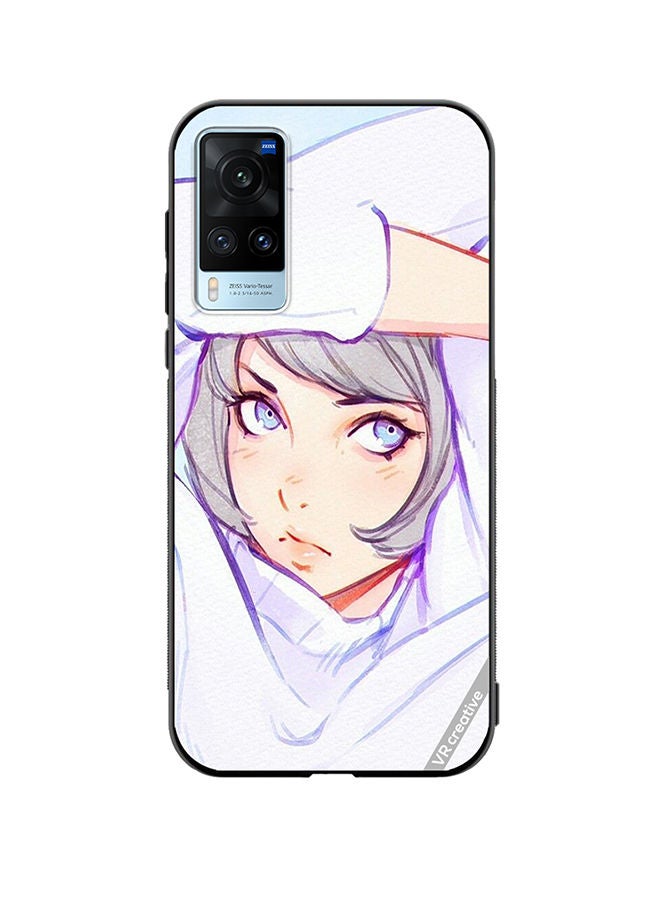 VR CREATIVE Protective Case Cover For Vivo X60 Girl Hands Pose Design Multicolour - Image 1