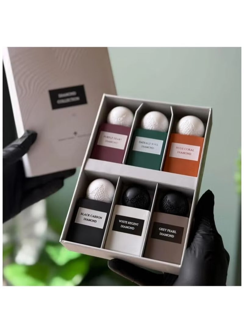 إبراهيم القرشي مجموعة الاستكشاف دياموند من إبراق إبراهيم القرشي – 6 عطور × 10 مل