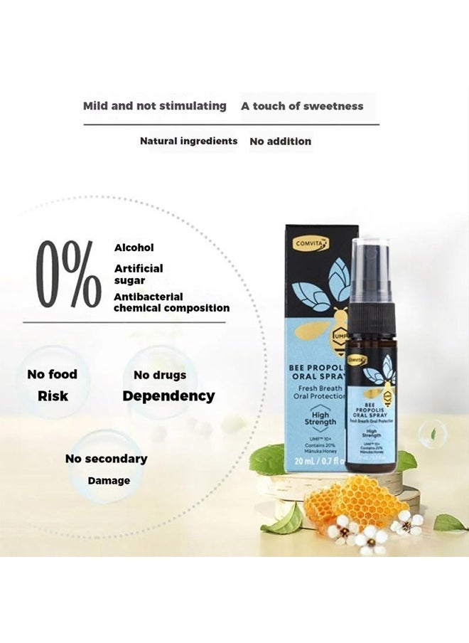 Comvita Propolis Throat Spray，Throat Spray Relieves cough, dryness, scratchy throat and discomfort Herbal Throat Care Spray Naturally immunizes and relieves sore throats，fresh breath  - Image 2