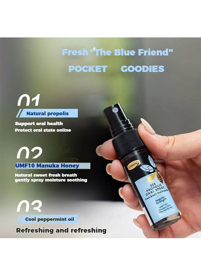 Comvita Propolis Throat Spray，Throat Spray Relieves cough, dryness, scratchy throat and discomfort Herbal Throat Care Spray Naturally immunizes and relieves sore throats，fresh breath  - Image 4