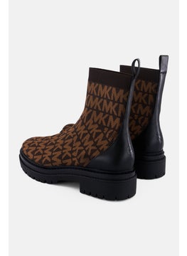 Michael Kors Women Slip On Ankle Boots, Brown  - Image 2