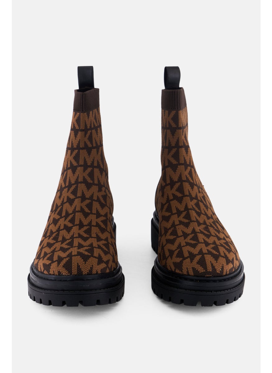 Michael Kors Women Slip On Ankle Boots, Brown  - Image 4