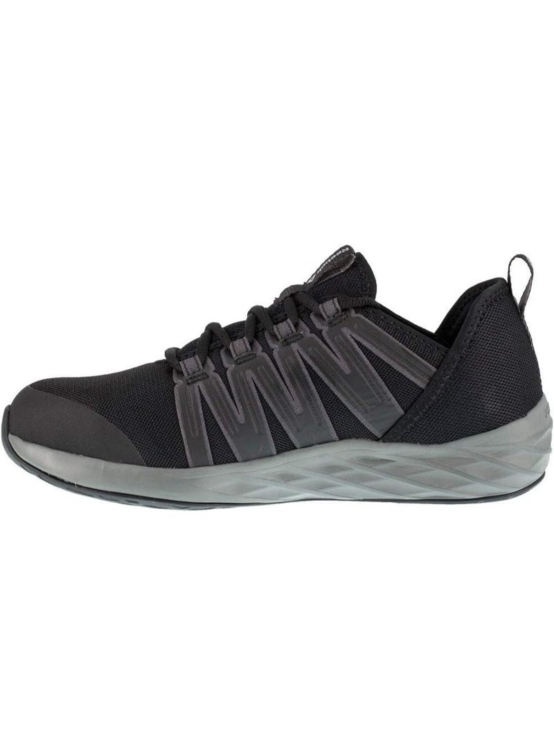 Reebok Work حذاء ريبوك RB2211 أسترو رايد للسلامة للرجال بمقدمة فولاذية مقاوم للانزلاق وحماية من المخاطر الكهربائية أسود - Image 2