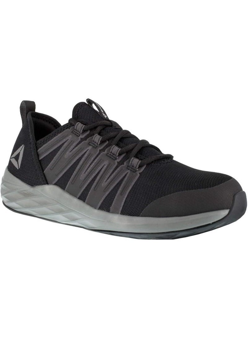 Reebok Work حذاء ريبوك RB2211 أسترو رايد للسلامة للرجال بمقدمة فولاذية مقاوم للانزلاق وحماية من المخاطر الكهربائية أسود - Image 1