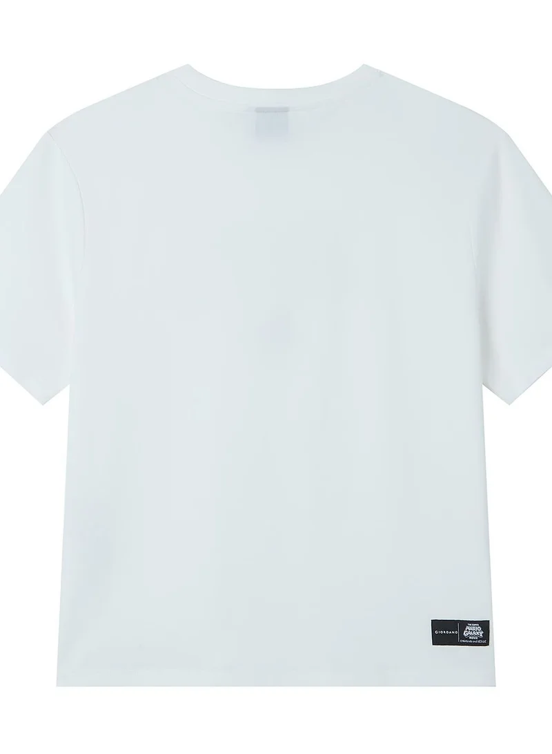 Giordano  Women's Super Mario White Print Tee for Women | Best Price UAE